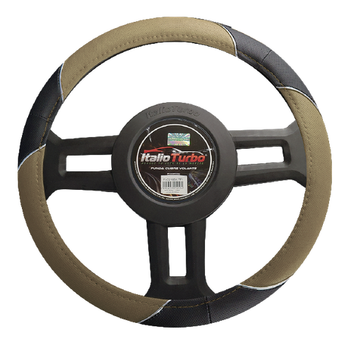 [FVO203LBKBG-TFI] FUNDA CUBRE VOLANTE TIPO VINIPIEL GRANDE PARA CAMIONETA 40CM <0.0>