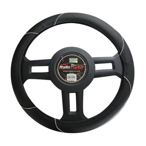 [FVO203LBK-TFI] FUNDA CUBRE VOLANTE TIPO VINIPIEL GRANDE PARA CAMIONETA 40CM <0.0>