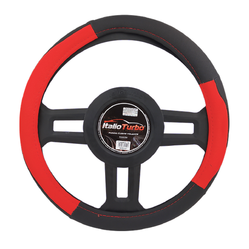 [FVO206LBKRD-TFI] FUNDA CUBRE VOLANTE TIPO VINIPIEL GRANDE PARA CAMIONETA 40CM <0.0>