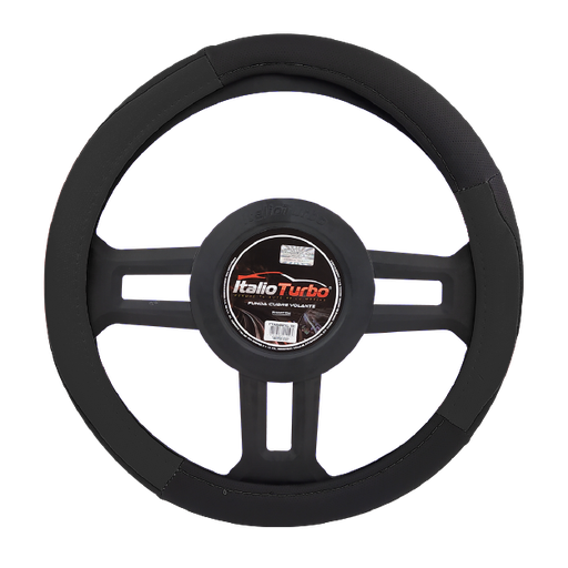 [FVO206LBK-TFI] FUNDA CUBRE VOLANTE TIPO VINIPIEL GRANDE PARA CAMIONETA 40CM <0.0>