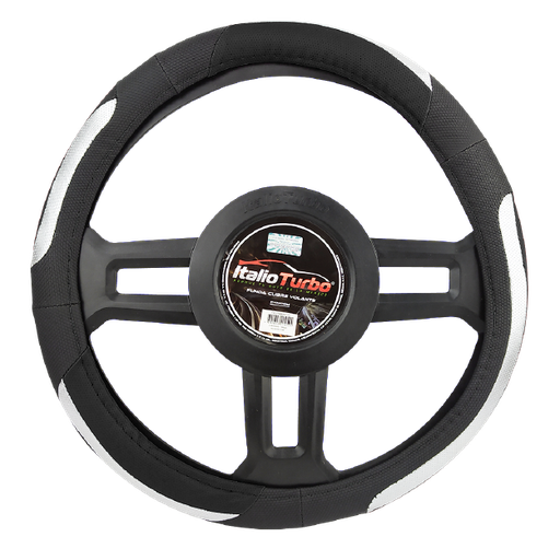 [FVO216LBK-TFI] FUNDA CUBRE VOLANTE TIPO VINIPIEL GRANDE PARA CAMIONETA 40CM <0.0>