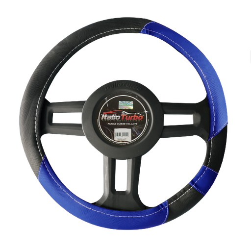 [FVO218LBKBL-TFI] FUNDA CUBRE VOLANTE TIPO VINIPIEL GRANDE PARA CAMIONETA 40CM <0.0>