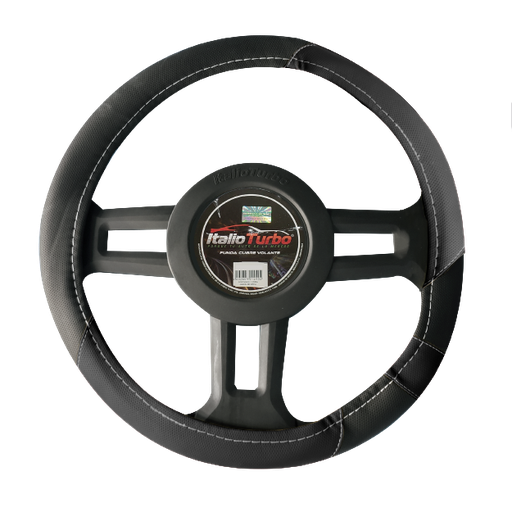 [FVO218LBK-TFI] FUNDA CUBRE VOLANTE TIPO VINIPIEL GRANDE PARA CAMIONETA 40CM <0.0>