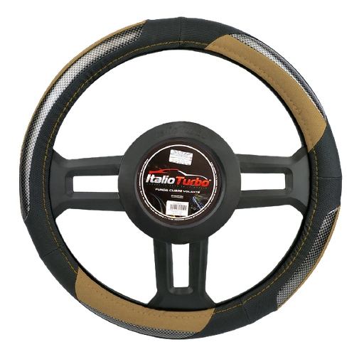 [FVO226LBKBG-TFI] FUNDA CUBRE VOLANTE TIPO VINIPIEL GRANDE PARA CAMIONETA 40CM <0.0>