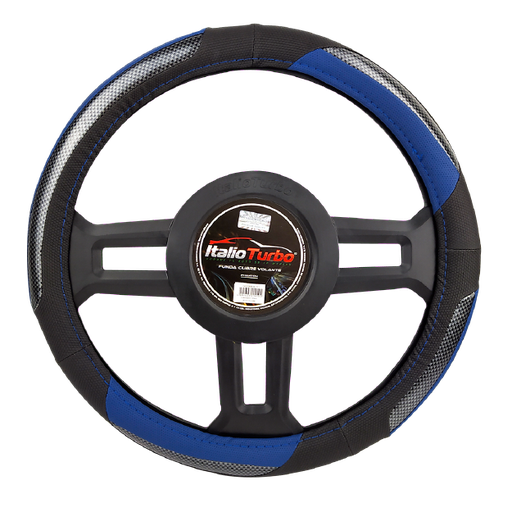 [FVO226LBKBL-TFI] FUNDA CUBRE VOLANTE TIPO VINIPIEL GRANDE PARA CAMIONETA 40CM <0.0>