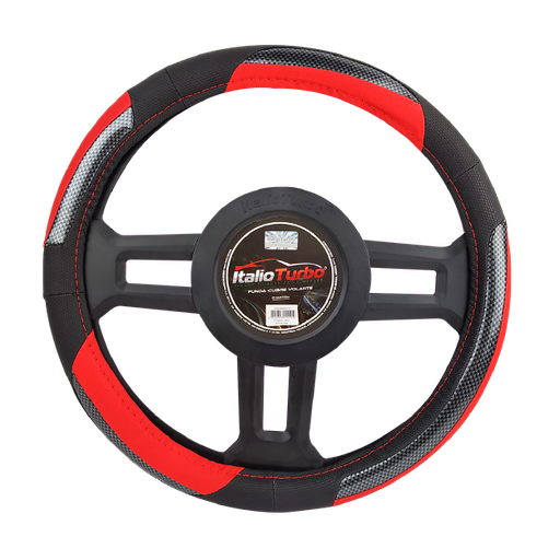 [FVO226LBKRD-TFI] FUNDA CUBRE VOLANTE TIPO VINIPIEL GRANDE PARA CAMIONETA 40CM <0.0>