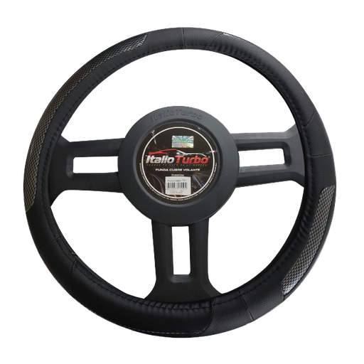 [FVO226LBK-TFI] FUNDA CUBRE VOLANTE TIPO VINIPIEL GRANDE PARA CAMIONETA 40CM <0.0>