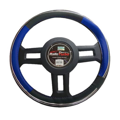 [FVO227LBKBL-TFI] FUNDA CUBRE VOLANTE TIPO VINIPIEL GRANDE PARA CAMIONETA 40CM <0.0>