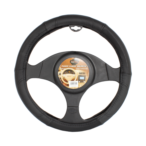 [FVO308BK-TFI] FUNDA CUBRE VOLANTE DE PIEL AUTOMOTRIZ <0.0>