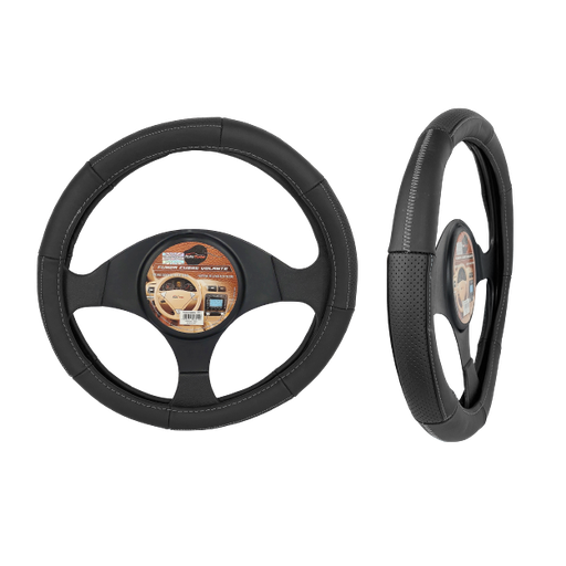 [FVO311BK-TFI] FUNDA CUBRE VOLANTE DE PIEL AUTOMOTRIZ <0.0>
