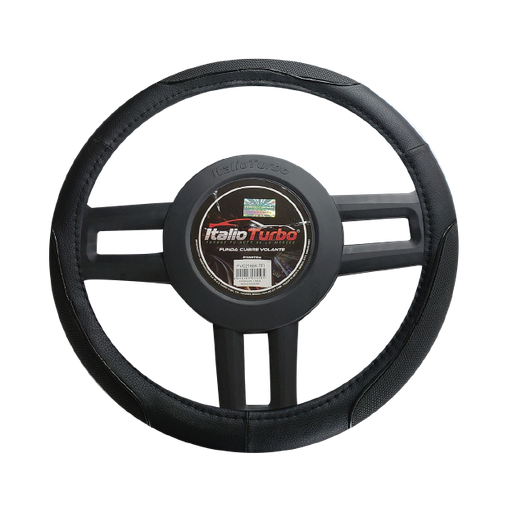 [FVO871LBK-TFI] FUNDA CUBRE VOLANTE TIPO VINIPIEL GRANDE PARA CAMIONETA 40CM <0.0>