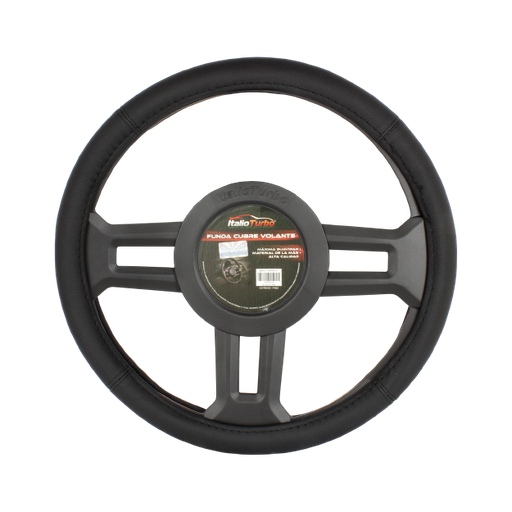 [FVOP01LBK-TFI] FUNDA CUBRE VOLANTE TIPO PIEL GRANDE PARA CAMIONETA 40 CM <0.0>
