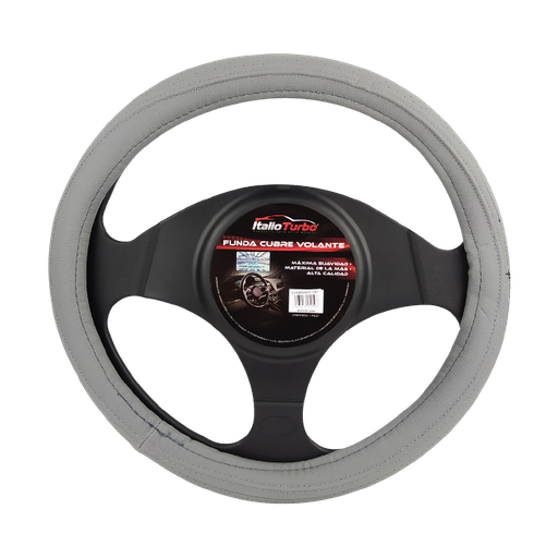 [FVOP04LGY-TFI] FUNDA CUBRE VOLANTE TIPO PIEL GRANDE PARA CAMIONETA 40 CM <0.0>