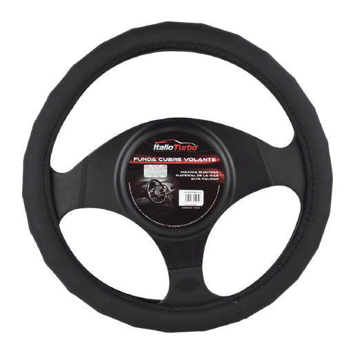 [FVOP05LBK-TFI] FUNDA CUBRE VOLANTE TIPO PIEL GRANDE PARA CAMIONETA 40 CM <0.0>