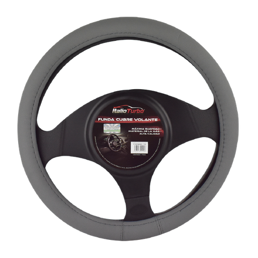 [FVOP06GY-TFI] FUNDA CUBRE VOLANTE TIPO PIEL  <0.0>