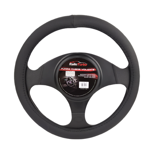 [FVOP07LBK-TFI] FUNDA CUBRE VOLANTE TIPO PIEL GRANDE PARA CAMIONETA 40 CM <0.0>