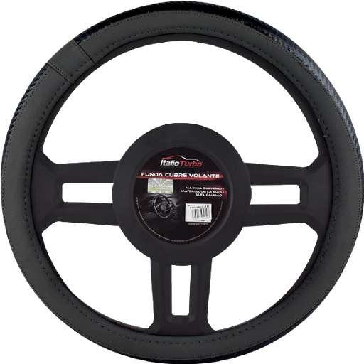 [FVOP08BK-TFI] FUNDA CUBRE VOLANTE TIPO PIEL  <0.0>