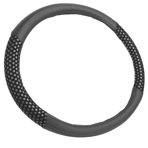 [FVO412BKGY-TFI] FUNDA CUBRE VOLANTE TIPO VINIPIEL REFORZADA <0.0>