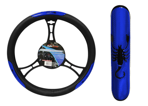 [FVO018LBBLNC-TFI] FUNDA CUBRE VOLANTE TIPO VINIPIEL GRANDE PARA CAMIONETA 40CM <0.0>