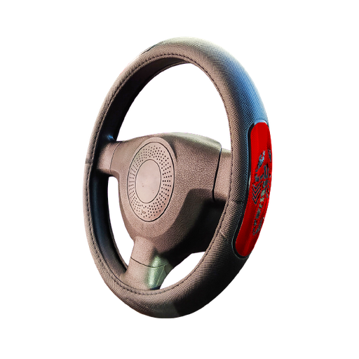 [FVO03LBRNC-TFI] FUNDA CUBRE VOLANTE TIPO VINIPIEL GRANDE PARA CAMIONETA 40CM <0.0>