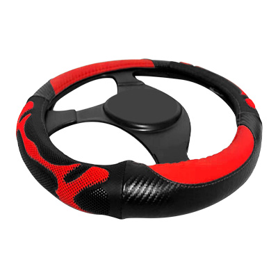[FVO416BKRD-TFI] FUNDA CUBRE VOLANTE TIPO VINIPIEL REFORZADA <0.0>